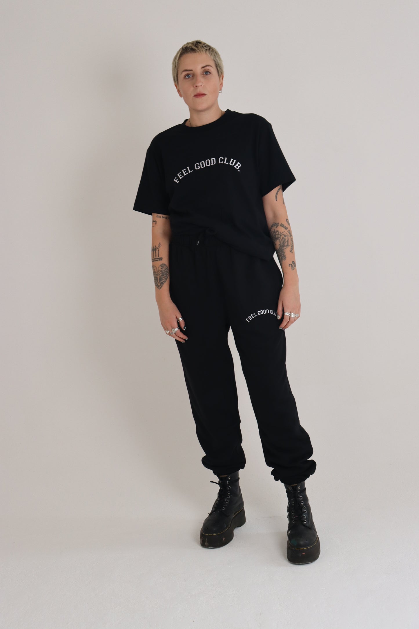 Feel Good Club Relaxed T-shirt, Black