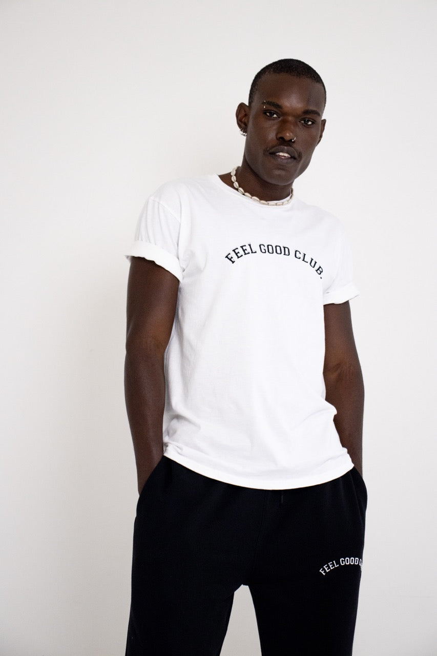 Feel Good Club Relaxed T-shirt, White